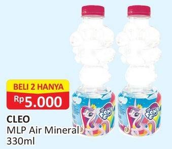 Promo Harga CLEO Air Minum MLP per 2 botol 330 ml - Alfamart