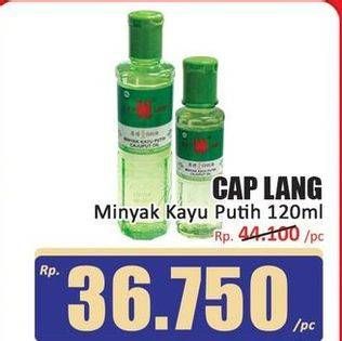 Promo Harga Cap Lang Minyak Kayu Putih 120 ml - Hari Hari