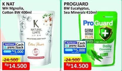 Promo Harga K Natural/Proguard Body Wash  - Alfamart