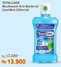 Promo Harga TOTAL CARE Mouthwash Cool Mint 250 ml - Indomaret