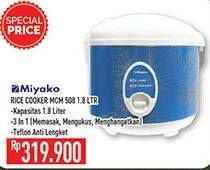 Promo Harga MIYAKO MCM-508 1800 ml - Hypermart