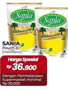 Promo Harga Sania Minyak Goreng 2000 ml - Yogya