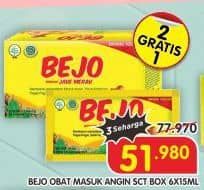 Promo Harga Bintang Toedjoe Bejo Jahe Merah per 6 sachet 15 ml - Superindo