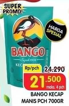 Promo Harga Bango Kecap Manis 700 gr - Superindo