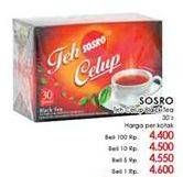 Promo Harga SOSRO Teh Celup Black Tea 30 pcs - LotteMart