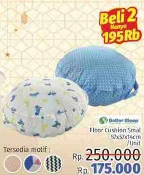 Promo Harga BETTER SLEEP Floor Cushion Small  - LotteMart