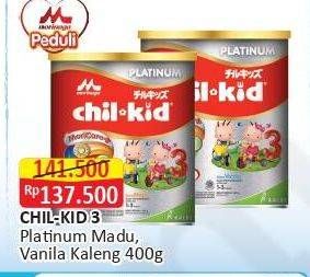 Promo Harga MORINAGA Chil Kid Platinum Madu, Vanila 400 gr - Alfamart