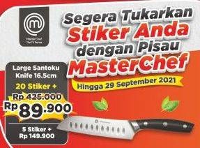 Promo Harga MASTER CHEF Knife 16.5 Cm  - Superindo