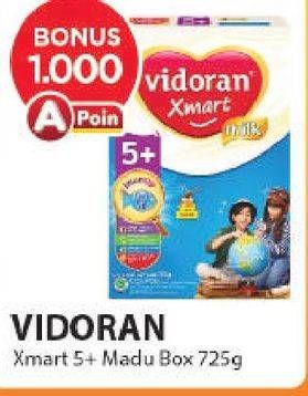 Promo Harga VIDORAN Xmart 5+ Madu 725 gr - Alfamart