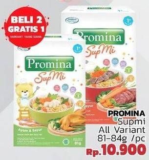 Promo Harga PROMINA Sup Mi All Variants 81 gr - LotteMart