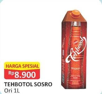 Promo Harga Sosro Teh Botol Original 1 ltr - Alfamart
