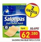 Promo Harga SALONPAS Pain Relief Patch 5 pcs - Superindo