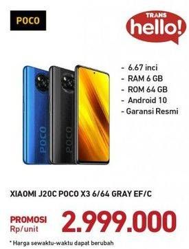 Promo Harga XIAOMI MI Poco J20C X3 NFC  - Carrefour