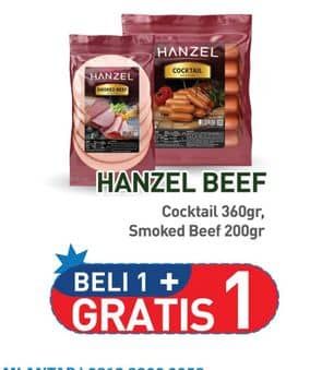 Promo Harga Hanzel Cocktail/Smoked Beef  - Hypermart