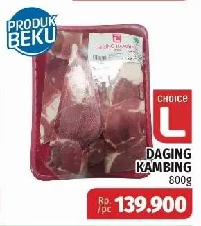 Promo Harga CHOICE L Daging Kambing 800 gr - Lotte Grosir