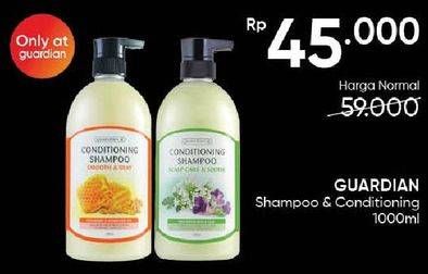 Promo Harga Guardian Conditioning Shampoo 1000 ml - Guardian