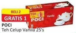 Promo Harga CAP POCI Teh Celup Vanila per 25 pcs 2 gr - Alfamart