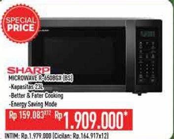 Promo Harga SHARP R-650 GX Microwave  - Hypermart