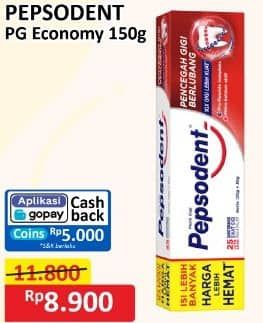 Promo Harga Pepsodent Pasta Gigi Pencegah Gigi Berlubang 150 gr - Alfamart