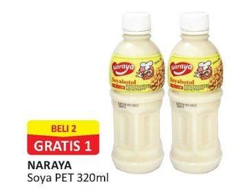 Promo Harga NARAYA Soya per 2 botol 320 ml - Alfamart