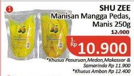 Promo Harga SHU ZEE Manisan Mangga Pedas, Mangga Manis 250 gr - Alfamidi