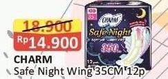 Promo Harga Charm Safe Night Wing 35cm 12 pcs - Alfamart