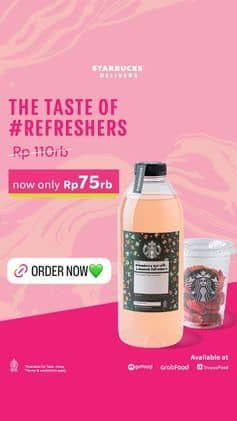 Promo Harga The Taste of Refreshers  - Starbucks