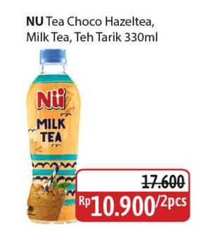 Promo Harga Nu Teh Tarik/Milk Tea/Choco Hazeltea  - Alfamidi