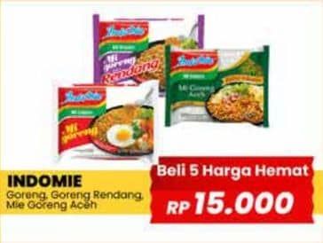 Promo Harga Indomie Mi Goreng Rendang, Aceh, Spesial 85 gr - Yogya