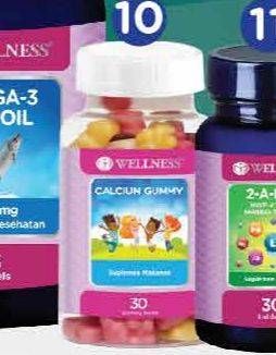 Promo Harga Wellness Calcium Gummy 30 pcs - Watsons