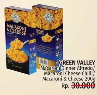 Promo Harga GREEN VALLEY Macaroni & Cheese Alfredo 200 gr - LotteMart