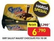 Promo Harga GERY Malkist Chocolate 110 gr - Superindo