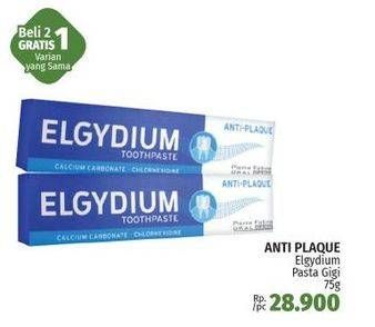 Promo Harga ANTIPLAQUE Elgydium Toothpaste 75 gr - LotteMart
