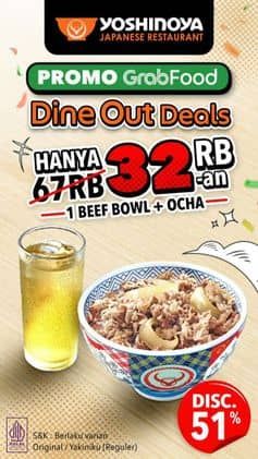 Promo Harga Promo GrabFood  - Yoshinoya