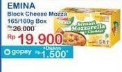 Promo Harga Emina Cheddar Cheese Mozza 165 gr - Indomaret