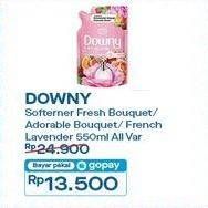 Promo Harga Downy Premium Parfum Fresh Bouquet, Adorable Bouquet, French Lavender 550 ml - Indomaret