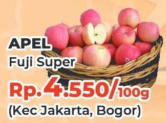 Promo Harga Apel Fuji Super per 100 gr - Yogya