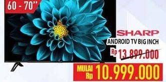 Promo Harga SHARP LED Android TV  - Hypermart