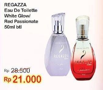 Promo Harga REGAZZA Eau De Toilette White Glow, Red Passionate 50 ml - Indomaret
