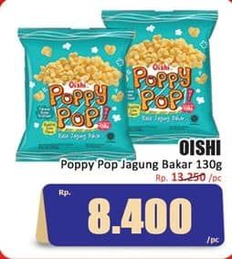 Promo Harga Oishi Poppy Pop Jagung Bakar 130 gr - Hari Hari