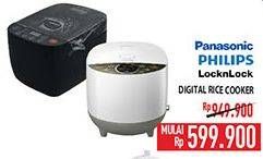 Promo Harga Panasonic/Philips/LocknLock Digital Rice Cooker  - Hypermart