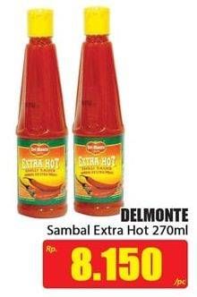 Promo Harga DEL MONTE Sauce Extra Hot Chilli 270 ml - Hari Hari