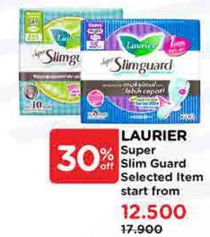 Promo Harga Laurier Super Slimguard Day 22.5 Cm 10 pcs - Watsons