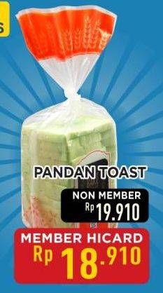 Promo Harga Pandan Toast  - Hypermart