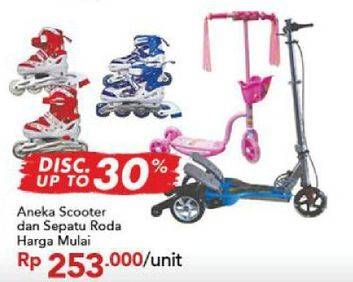 Promo Harga Aneka Scooter / Sepatu Roda  - Carrefour