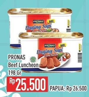 Promo Harga Pronas Daging Sapi Luncheon 198 gr - Hypermart
