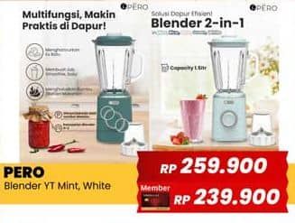 Promo Harga Pero Blender YT White, Mint  - Yogya