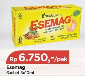 Promo Harga Sido Muncul Esemag Strip 6 pcs - TIP TOP