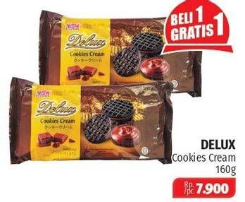 Promo Harga ASIA Delux Cookies Cream 160 gr - Lotte Grosir