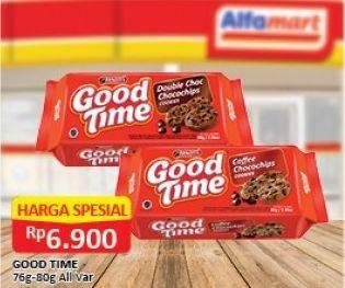 Promo Harga GOOD TIME Cookies Chocochips All Variants 76 gr - Alfamart